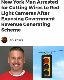 flange5:  wecanalldobetter:  thecheshirecass:  untilstarsfall:   nabyss:  killbenedictcumberbatch:  sambolic:  westernsocietyfucked100years:  cointelpro-plant: Man found the stoplight cameras were activated during yellow lights and decided to cut the