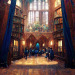 elina-clevergull:Hogwarts&rsquo; Houses Common Rooms by Midjourney AI 