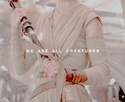 lovelyrey:“We are all creatures of the stars and their forces, they make us, we make them, we are pa