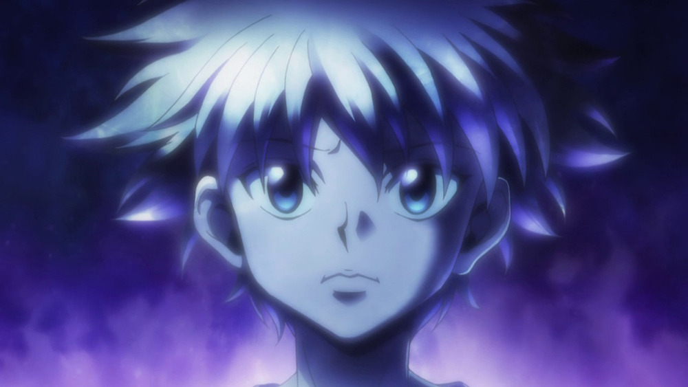 XD I just love killua's expression  Hunter x hunter, Funny hunter, Hunter  anime