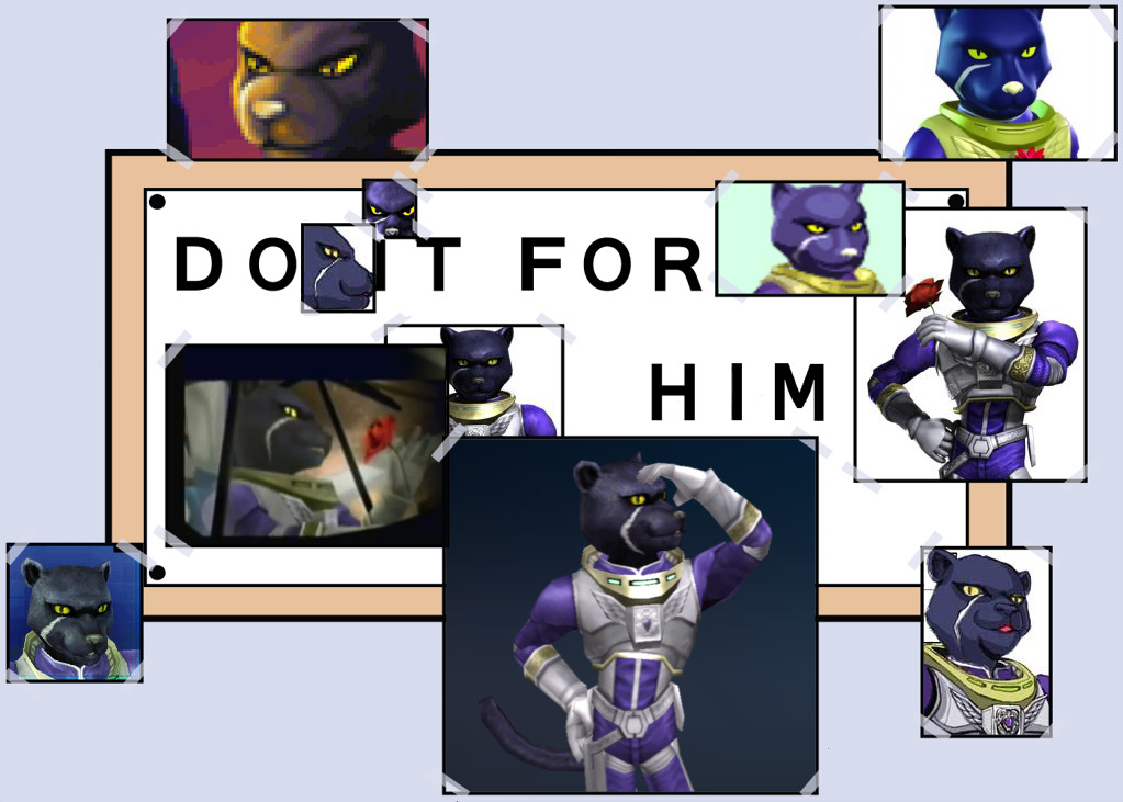 Motivational Star Fox and Star Wolf member collages.