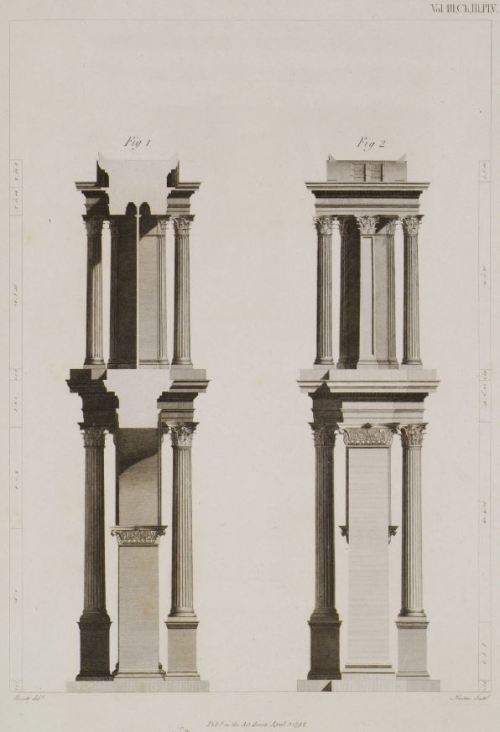 classicalmonuments: Arch of Hadrian Athens, Attica, Greece 131/2 CE 18 m. in height, 13.5 m. in widt