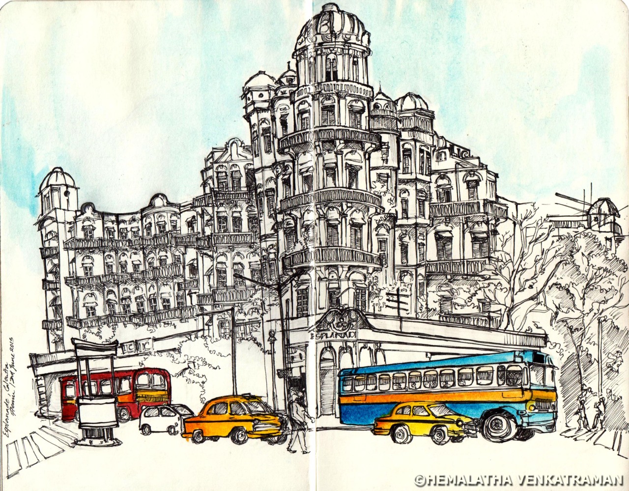 Old kolkata  Painting Pencil sketch Art