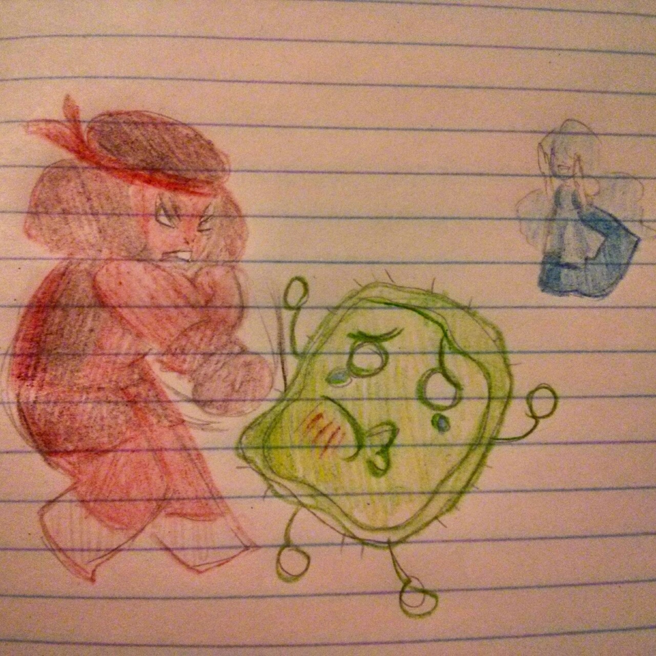 Ruby shall fight off the flu! (And Sapphire is cheering you on!) I hope you feel