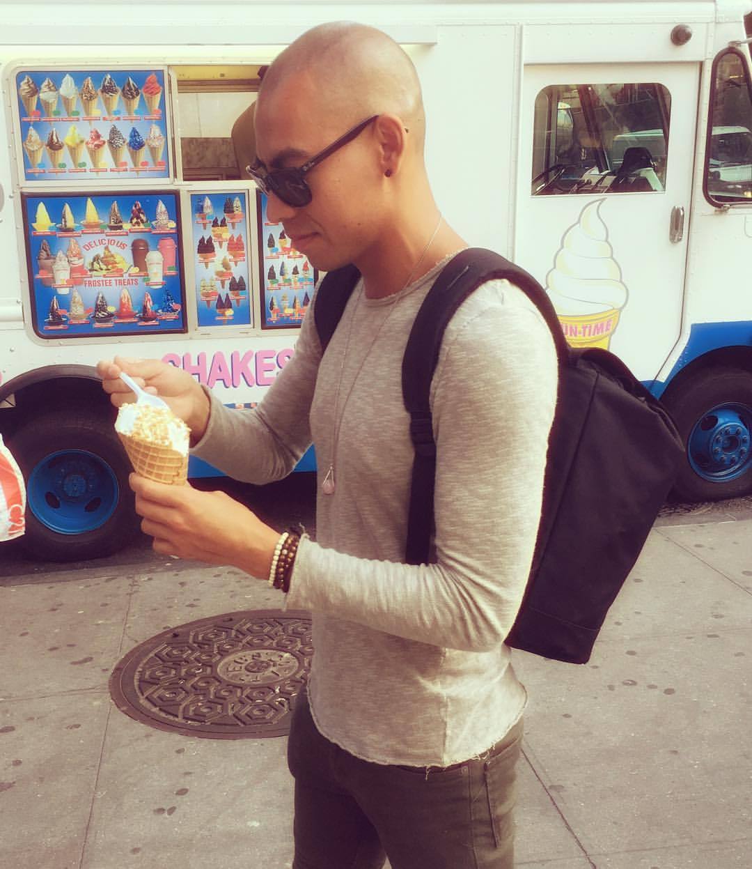 Love at first sight 😍🍦👅 (at New York, New York)