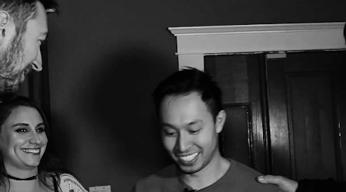 shanebergaras: ryan and shane + touching each other’s backs in the exorcism video requested by