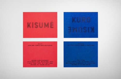 Brand identity &amp; printed matter for unconventional Japanese restaurant Kisumé. D