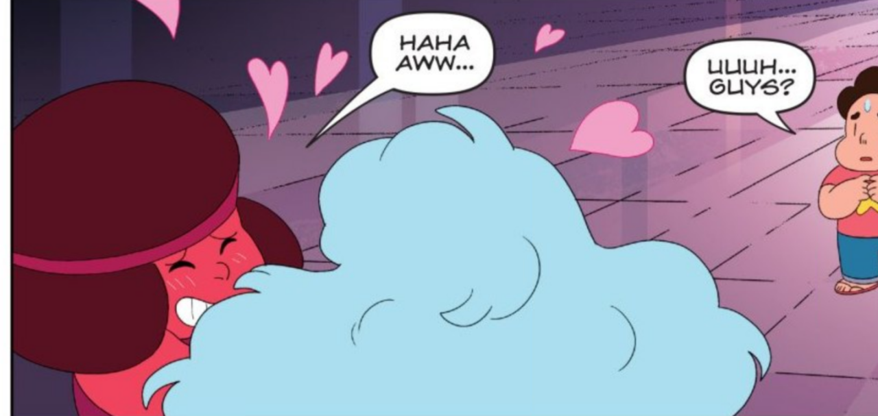 gamedot:  some loving rupphires from the latest su comic (which you can get digitally