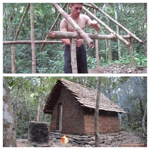 selenesurvivalgoddess:  This 16-year-old puts Bear Grylls to [even more] shame. In June 2015, a new YouTube channel called “Primitive Technology” joined the survival scene. He makes impressive shelters and pottery creations with no modern tools or