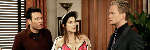 wargcons:  how i met your mother headerscredit @clawscott on twitter ✧like this post