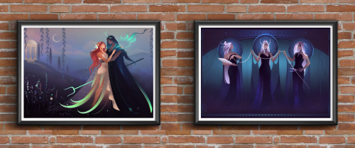 ✧ Greek mythology ✧ the Moirai, Hades and Persephone, Aphrodite and Dionysos.♥♥♥ All the prints are 