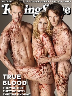 vampednetwork:  An oldie but a goodie! Who wouldn’t want to be sandwiched between these three? #fangtastic #trueblood #vampires