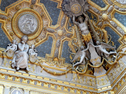 versaillesadness:  Detail of a ceiling, Le