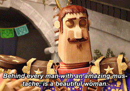 kathsbishops:  I’m sure one day you are gonna make a man very very very happy and I hope that man’s mustache, or his metals, makes you very very very happy. Is that so? Well, yes. 