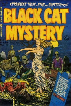 flight-to-mars:  Black Cat Mystery #37 (July