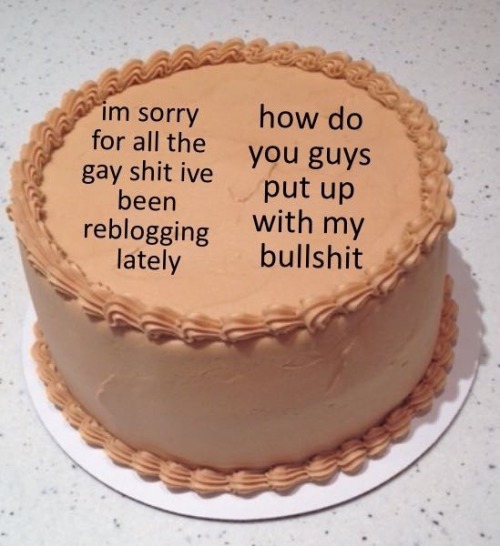 jazzylucio: heres a cake to all my followers who somehow manage to put up with me