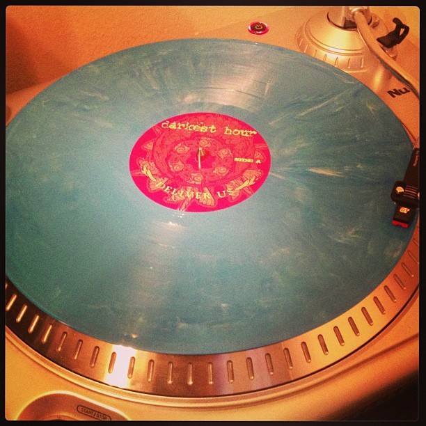 cassiedilla:  This picture doesn’t do it justice. #darkesthour #deliverus #vinyl