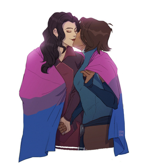 domirine:day 3 - korra and asami, legend of korrahappy pride month!