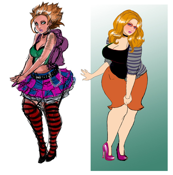 msunsolvedmystery:  Two new fav fat art artists http://steelgavel.deviantart.com/