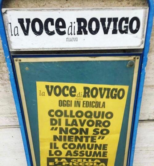 Lavorare a #Rovigo, #nonrassegna (2018) www.instagram.com/p/CJ1aqftHOCo/?igshid=uc7qdem5q43w