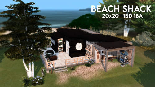 BEACH SHACKI really needed a house for my new gameplay and came up with this thing. Interior is some