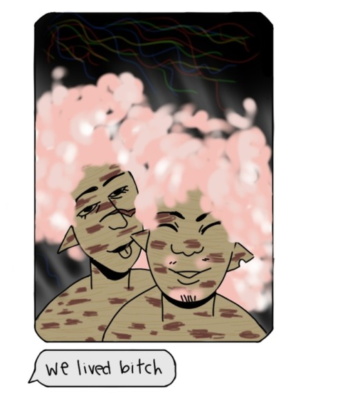 lavndr-moved:my two lesbian friends, who i thought died and turned into a tree, just texted me this