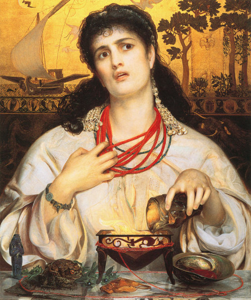 Medea (1868). Frederick Sandys.