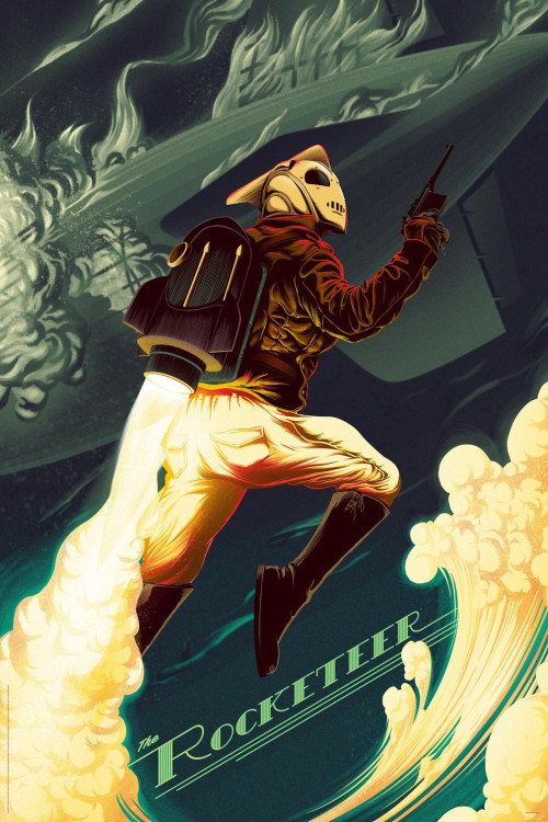 thepostermovement: The Rocketeer by Kevin Tong