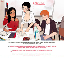 raxieltheirresistible:  @incaseart ’s CYOA “Ethics 101”Website: http://incase.buttsmithy.com