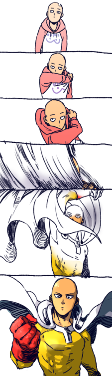 shino05410: サイタマ先生、変身！