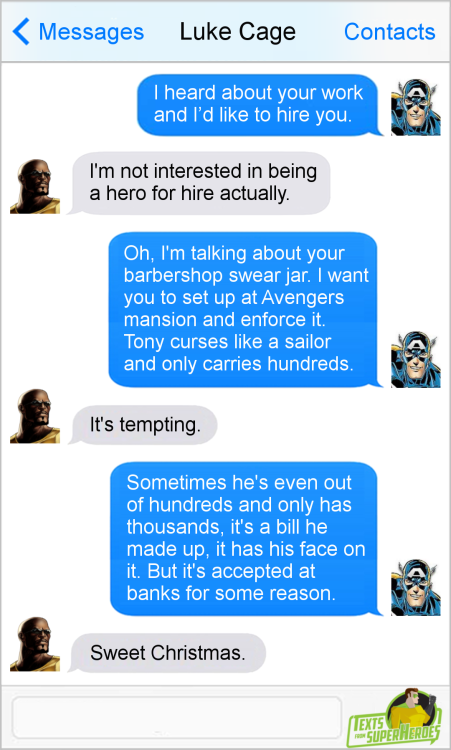textsfromsuperheroes: Texts From SuperheroesFacebook | Twitter | Patreon