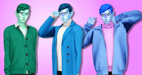 Gorillax3 Outfits in Sorbets Remix9 masculine @gorillax3 tops recoloured in all 76 sorbets remix col