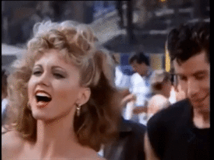 firstloveisforeverremembered:   John Travolta And Olivia Newton John (my gifs) Source: