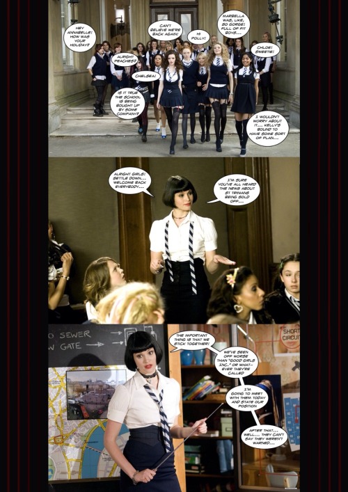 Posting my St Trinians story throughout today. This was a film which could have done with some mind 