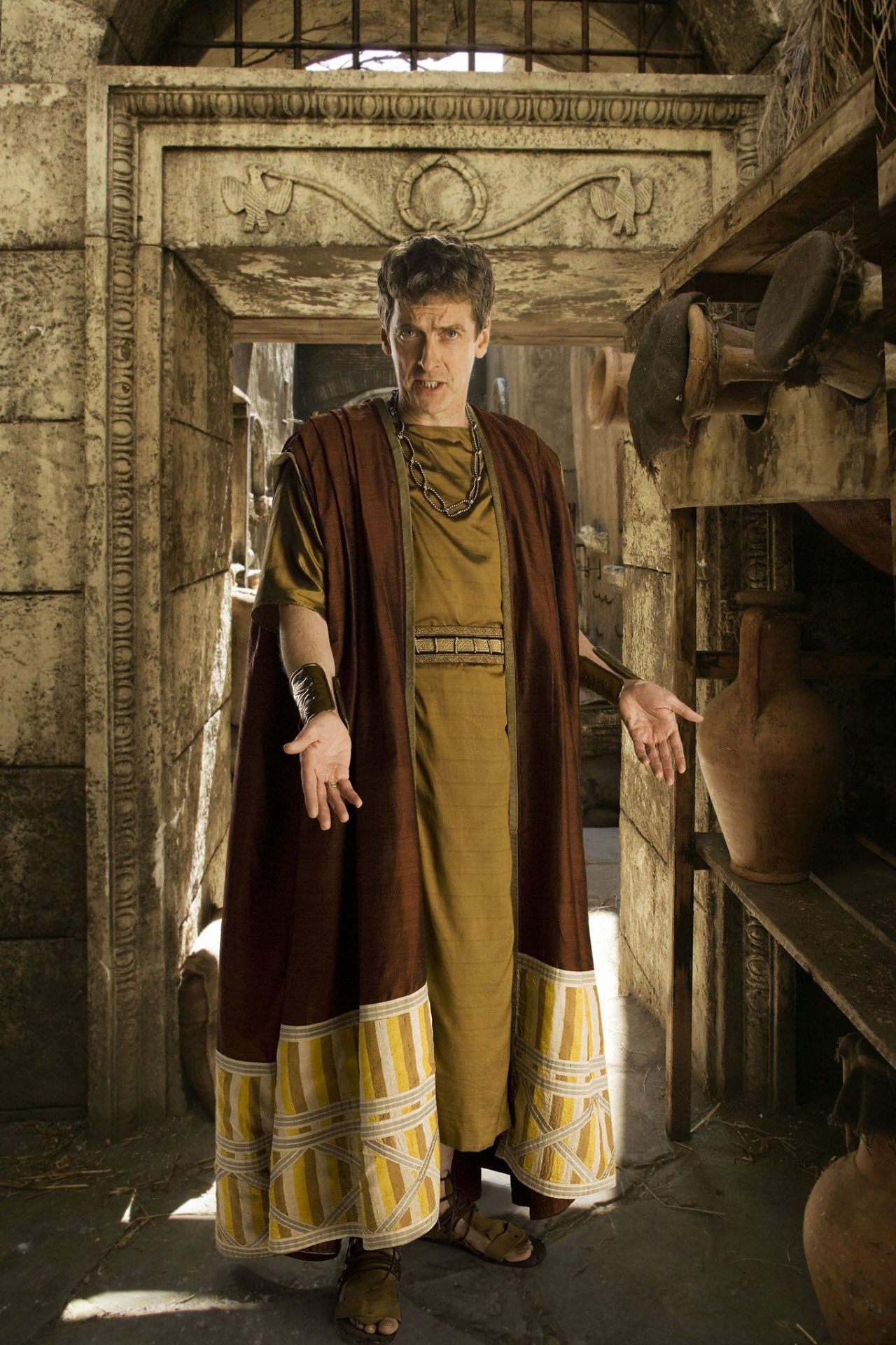 notlostonanadventure:  andrewisscooter:  hirmienworld:Doctor Who, The fires of Pompeii,