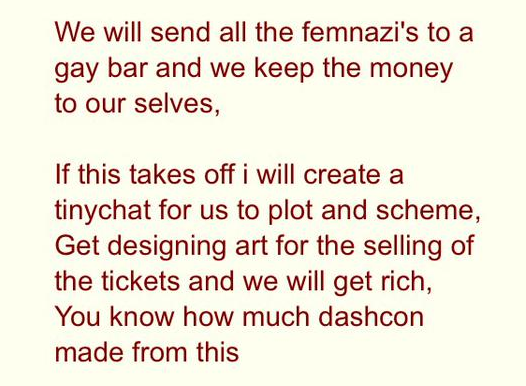 avatar-dacia:  pendulosity:  ATTENTION: Femcon 2015 is a scam. Some users on 4chan
