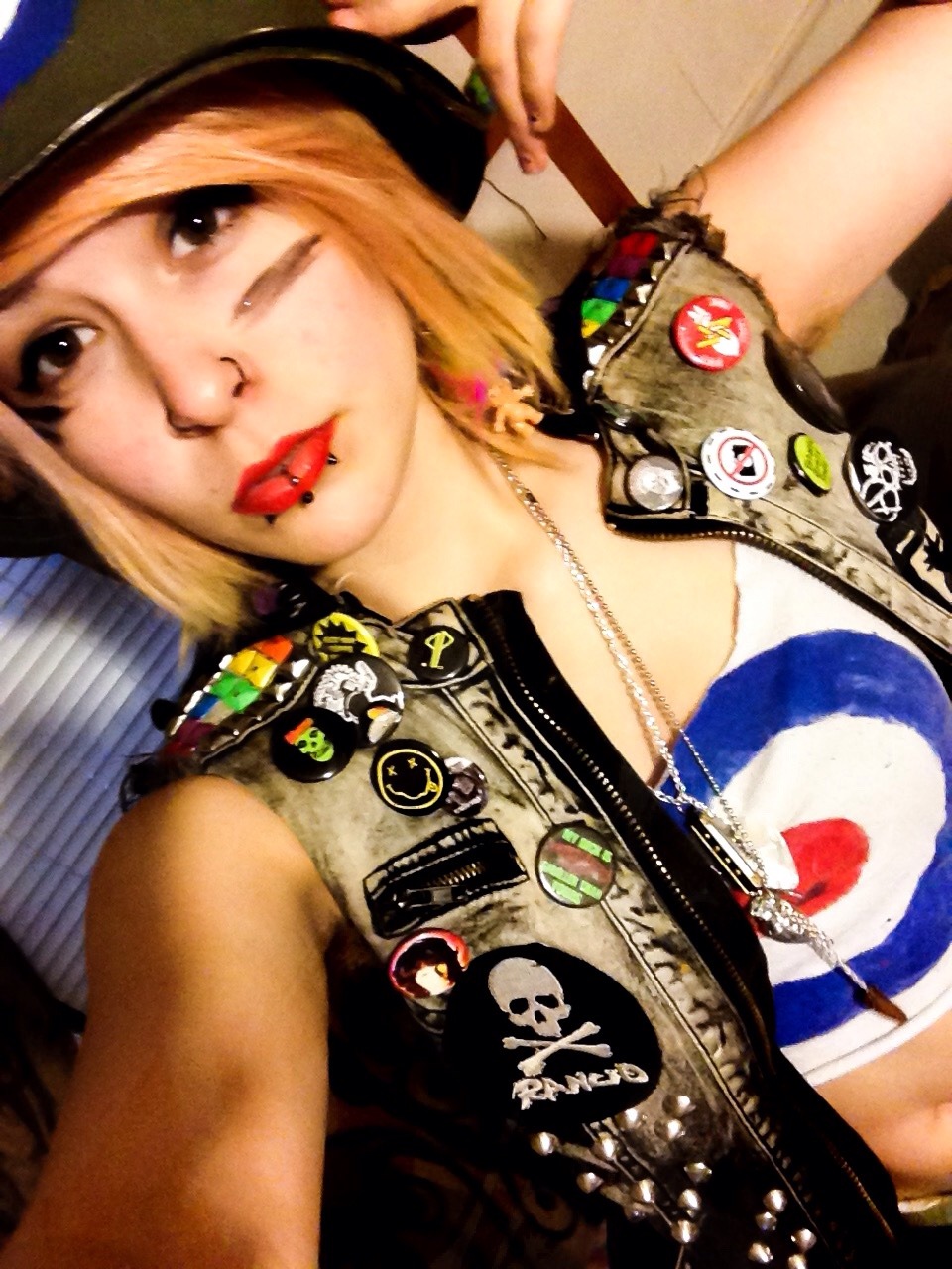 feca1matter:  Unseen selfies of 2014 Tank Grrrl edition 