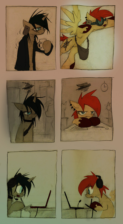 The Week Small concept comic project I had in mind for a while. Finally got my hands on that, since I’m having… well, weekend off without the commissions. Which means I sit on my ass and play Fable :D Well anyway, that’s how almost