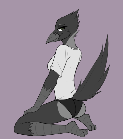 Art trade with @cirvod. I just think birds are pretty neat.