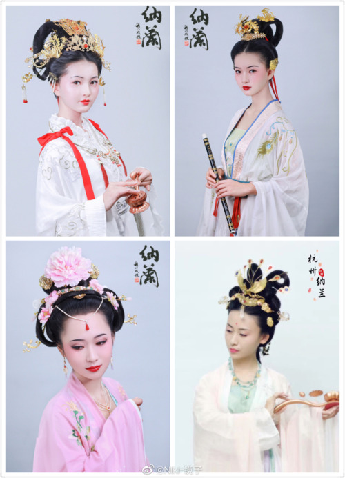 Traditional Chinese hairstyle by Niki-镜子