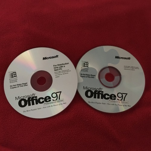 ms-dos5: Microsoft Office 97 Professional Edition, OEM and retail versions