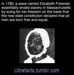 ultrafacts:  In 1780, Freeman heard the newly