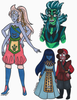 sentientglitter:  After I drew those pilot homeworld gems a while back, I’ve seen a couple of posts expressing interest in more pilot designs for characters that weren’t featured in the pilot. I plan to do these for everyone eventually, but I’m