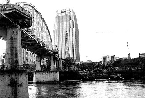 nashville-skyline:Nashville, TN Rollei B35 by George Oeser