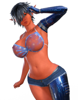 evolluision:  someone at affect3d wrote about this gal so here she is again with some clothes on… idk i made this real fast i didn’t have any idea of what i wanted to do with her.