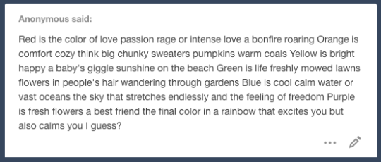 thehobbutts:  thehobbutts:describe colours to me you guys are the best honestly