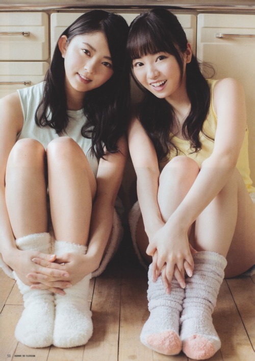 kyokosdog:  Suzumoto Miyu 鈴本美愉, Imaizumi Yui 今泉佑唯, Gravure The Television 2016.12.15 Vol.49