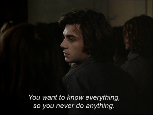 365filmsbyauroranocte:Le diable probablement (Robert Bresson, 1977)