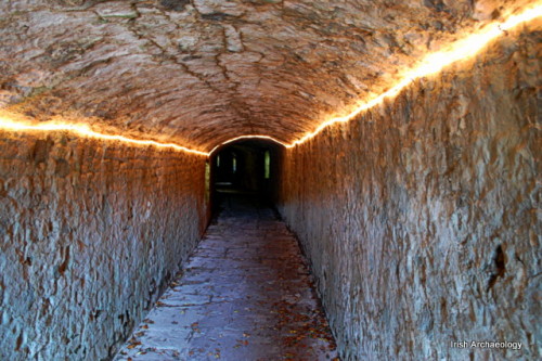 A 19th century servants tunnel for Rockingham House, Co. Roscommon, Ireland (the house burnt down in