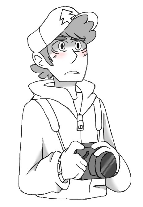 calzonedestroyer: Dippica Week Day 1: AUThe short of my AU is that Dipper’s an aspiring photog